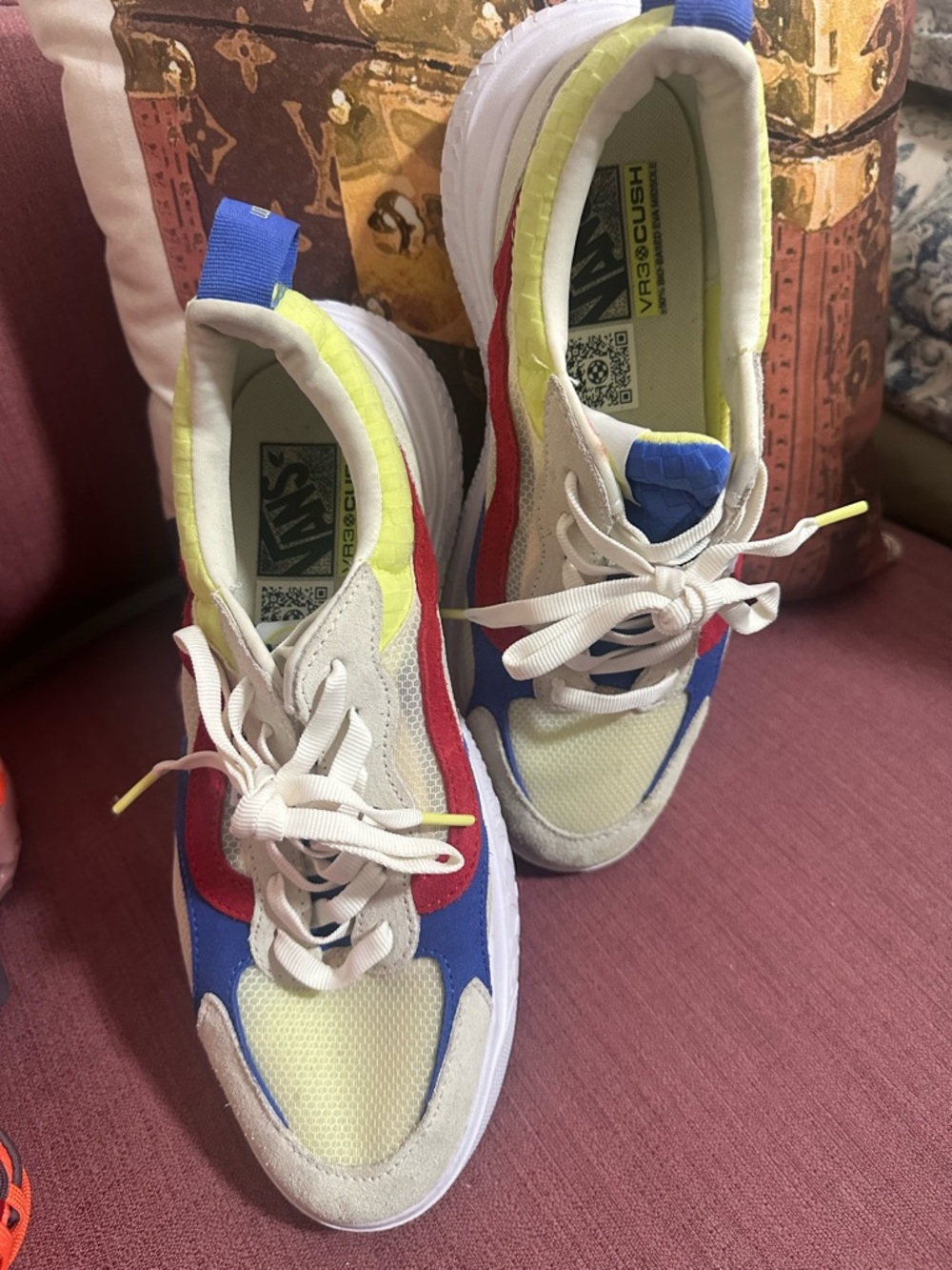 Vans  Multi-Color VR3 Cush Running Shoes•NWOT